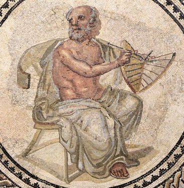 Anaximander Mosaic Greek philosopher