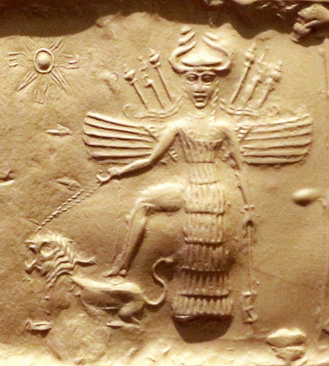 Ishtar on an Akkadian seal