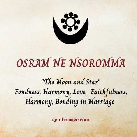 Osram-ne-Nsoromma symbolism