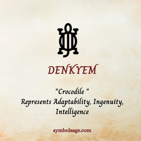 Denkyem symbol meaning