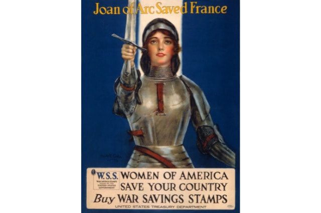 Joan of arc poster America wartime