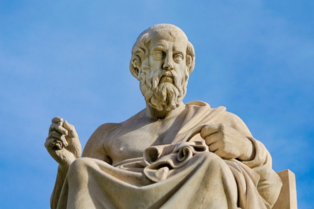 Plato sculpture