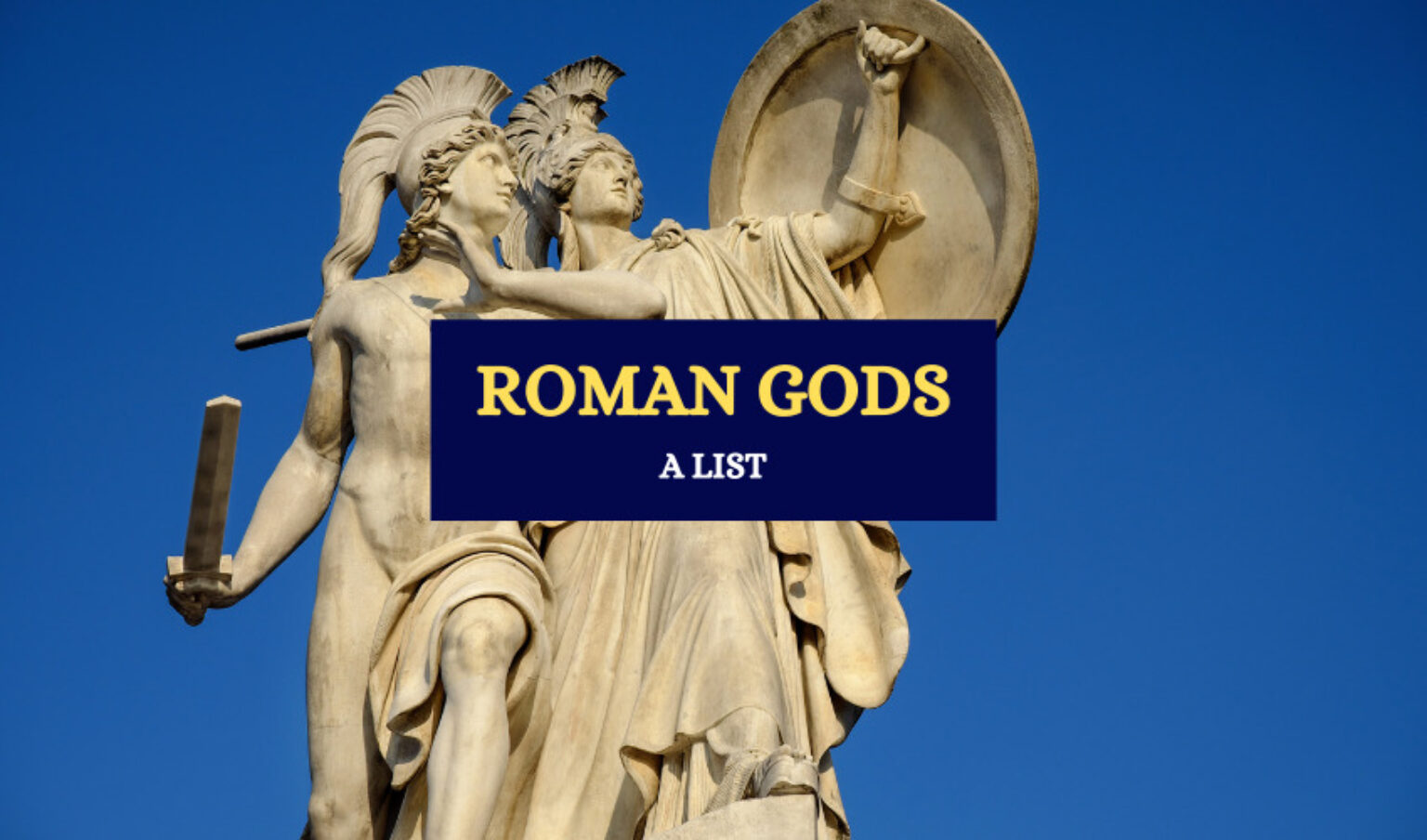 Main Roman Gods and Goddesses Names (A List) Symbol Sage