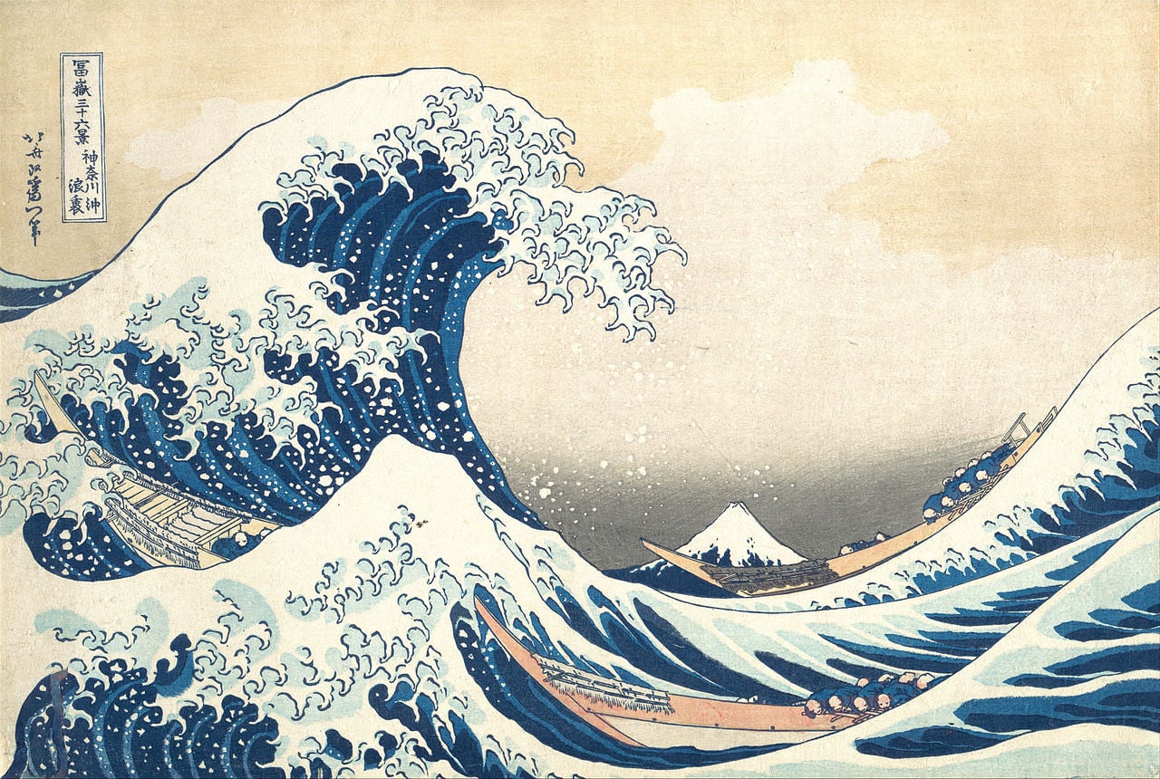 The Great Wave Off Kanagawa by Katushika Hokusai
