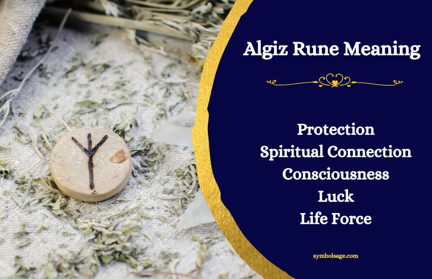 Algiz rune symbol meaning