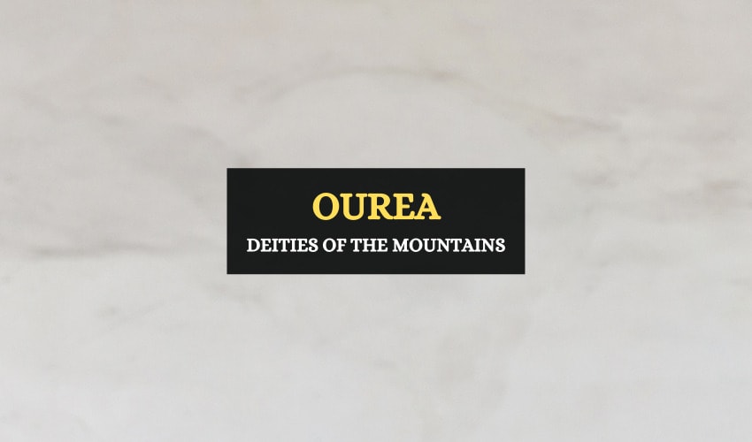 Ourea Greek god of mountains