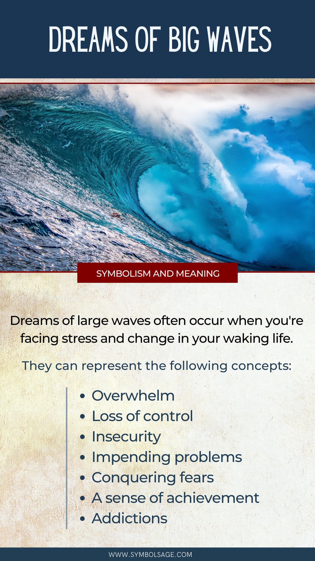 Big waves dream meaning