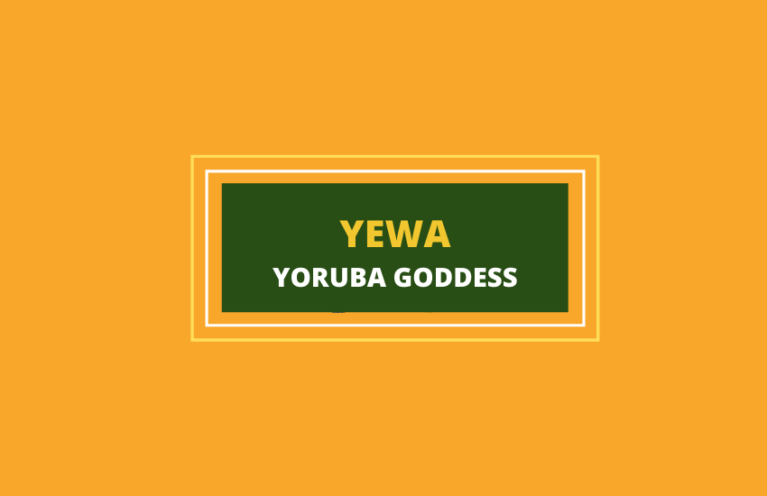 Yewa Yoruba Goddess Of Virginity And Death Symbol Sage