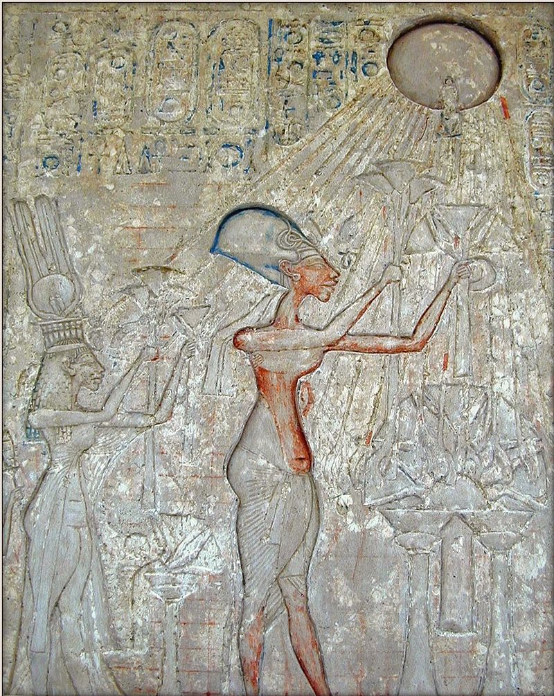 Aten and Nefertiti