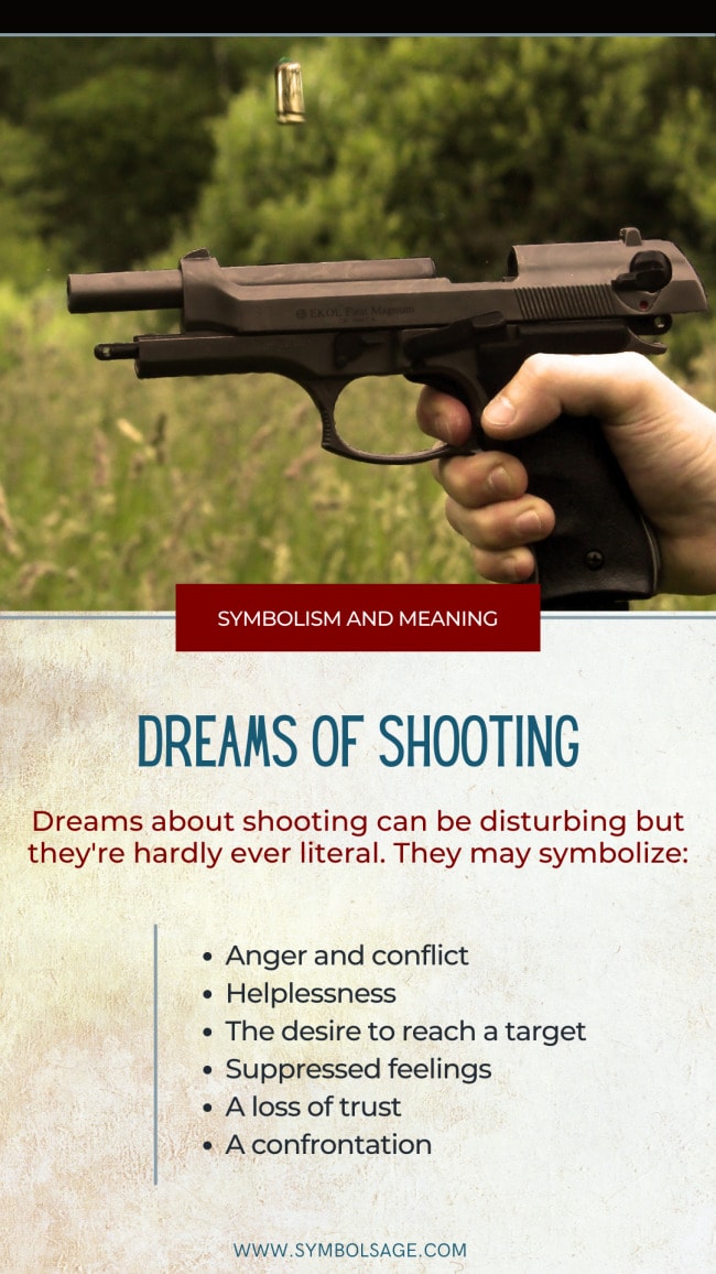 Dreams about shooting and being shot meaning