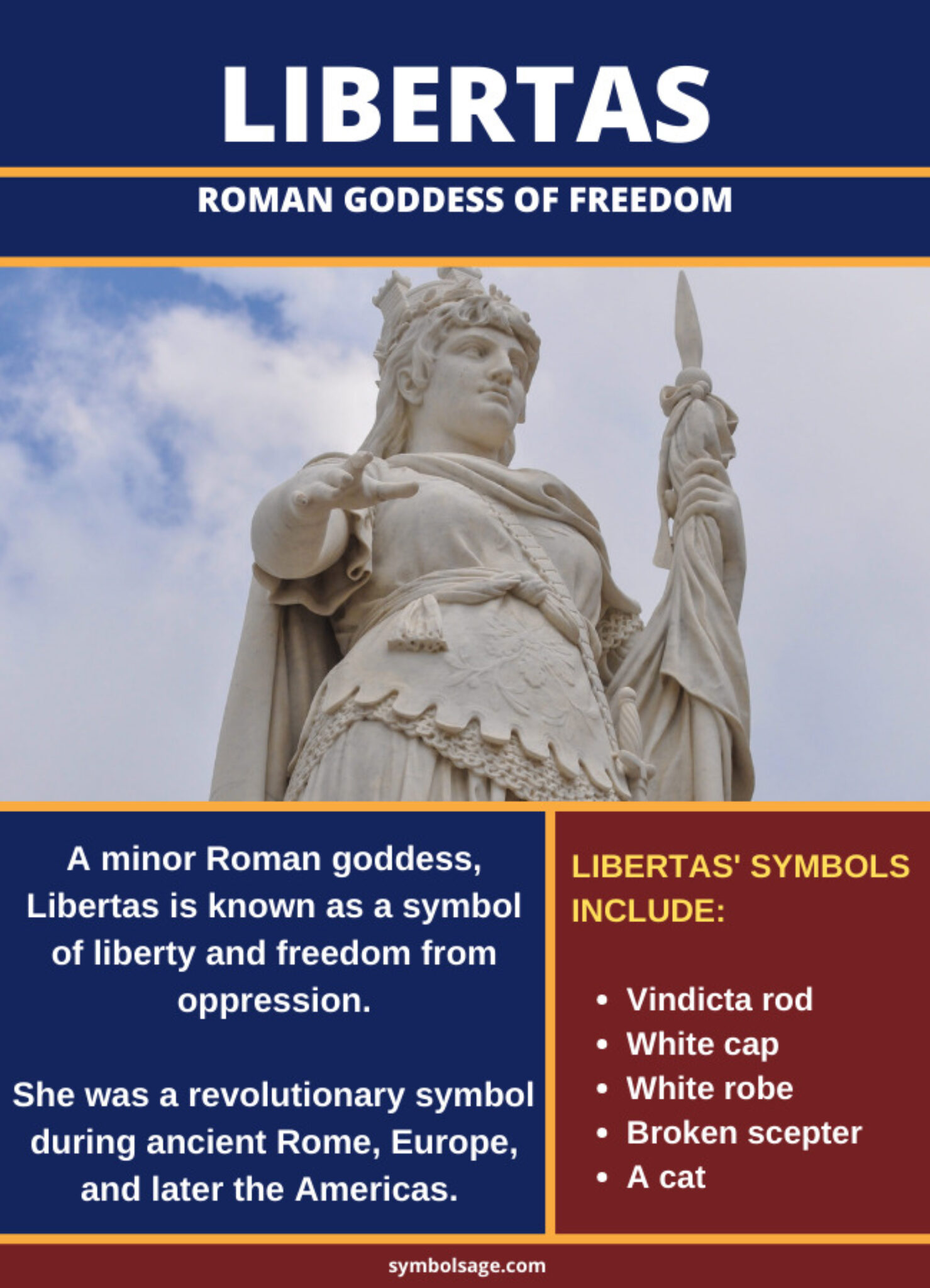 Libertas The Roman Goddess Of Freedom Symbol Sage Libertas The Roman Goddess Of Freedom Symbol Sage