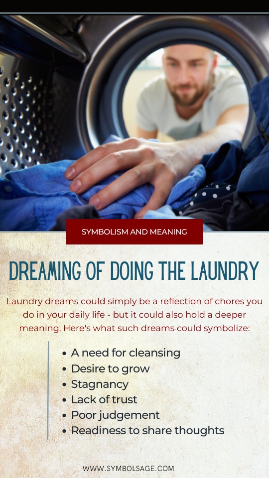 Dreaming of doing laundry meaning