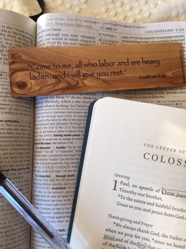  wooden bookmark