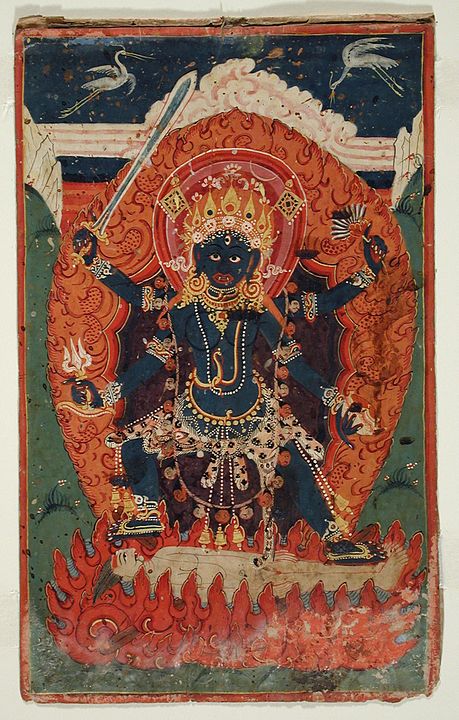 Tara in a form of Ugra-Tara (Violent Tara)