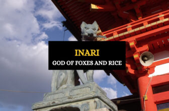 Inari Shinto deity of foxes rice