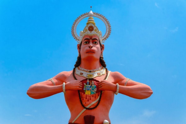 Rama Sita in hanuman's heart