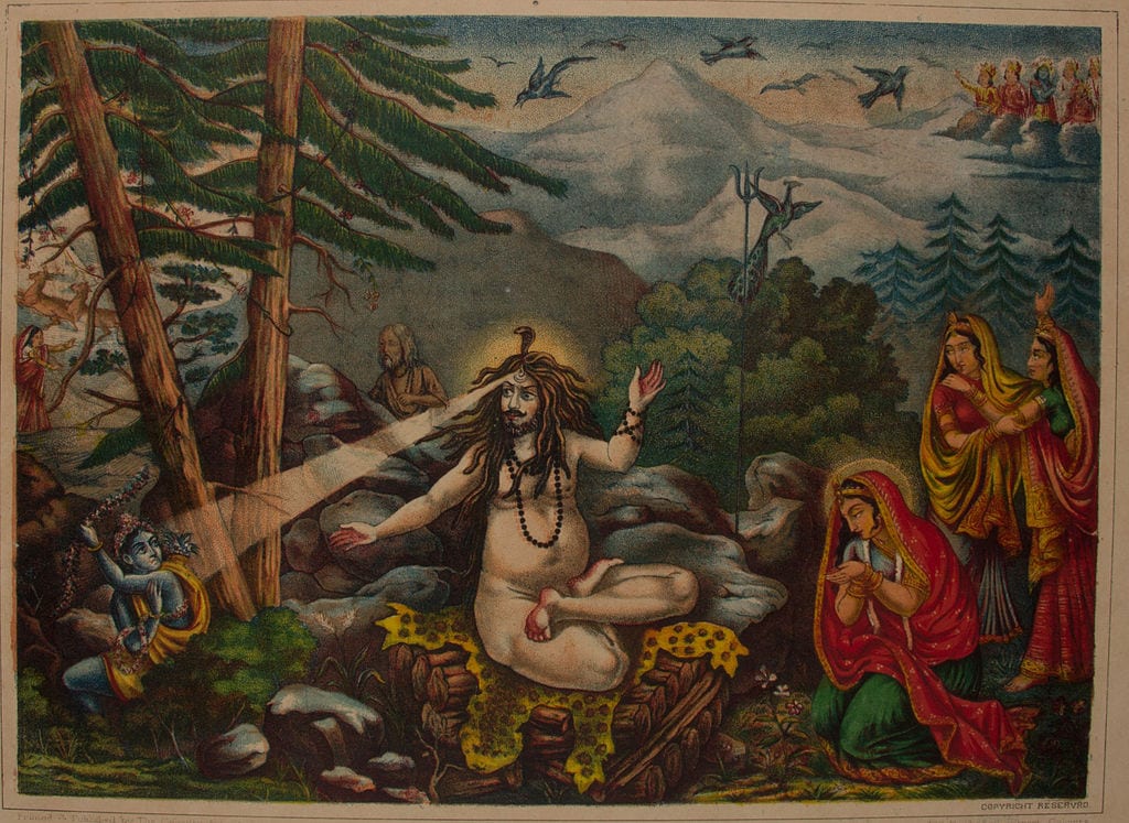 Shiva and Kamadeva