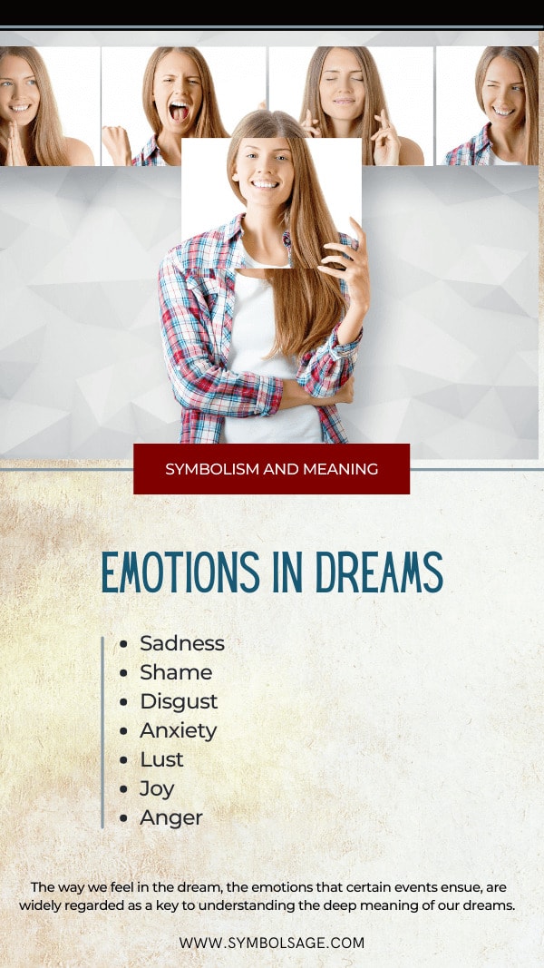 What are the emotions we feel in dreams?