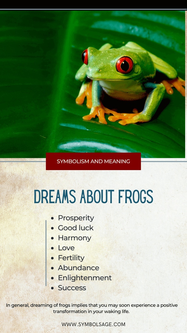 Dreaming about frogs meaning