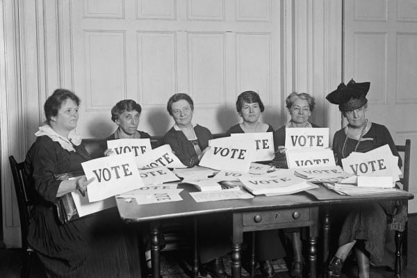 suffragettes votes