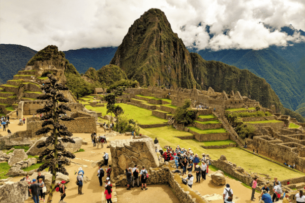 Machu Picchu tourists