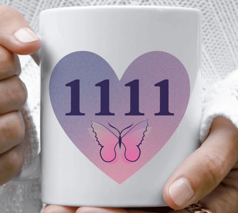 Angel number 1111 mug