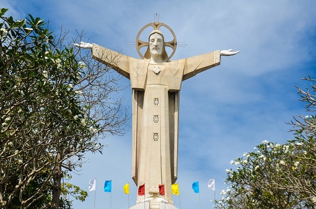 Protestantism statue in vietnam