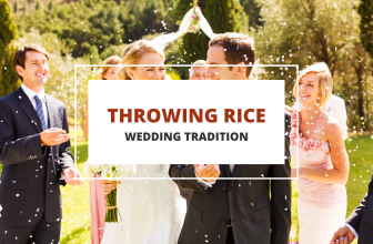 Rice throwing at weddings
