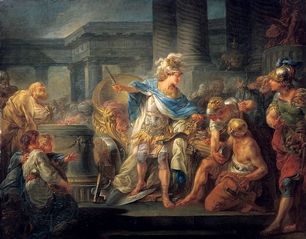 Alexander cuts the Gordian Knot