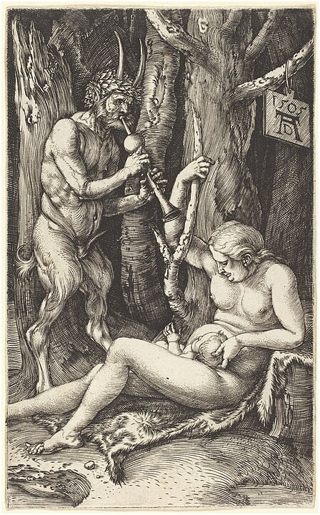 During the Renaissance, satyrs began to appear in domestic scenes