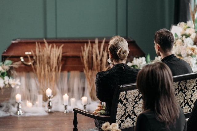 watching a funeral