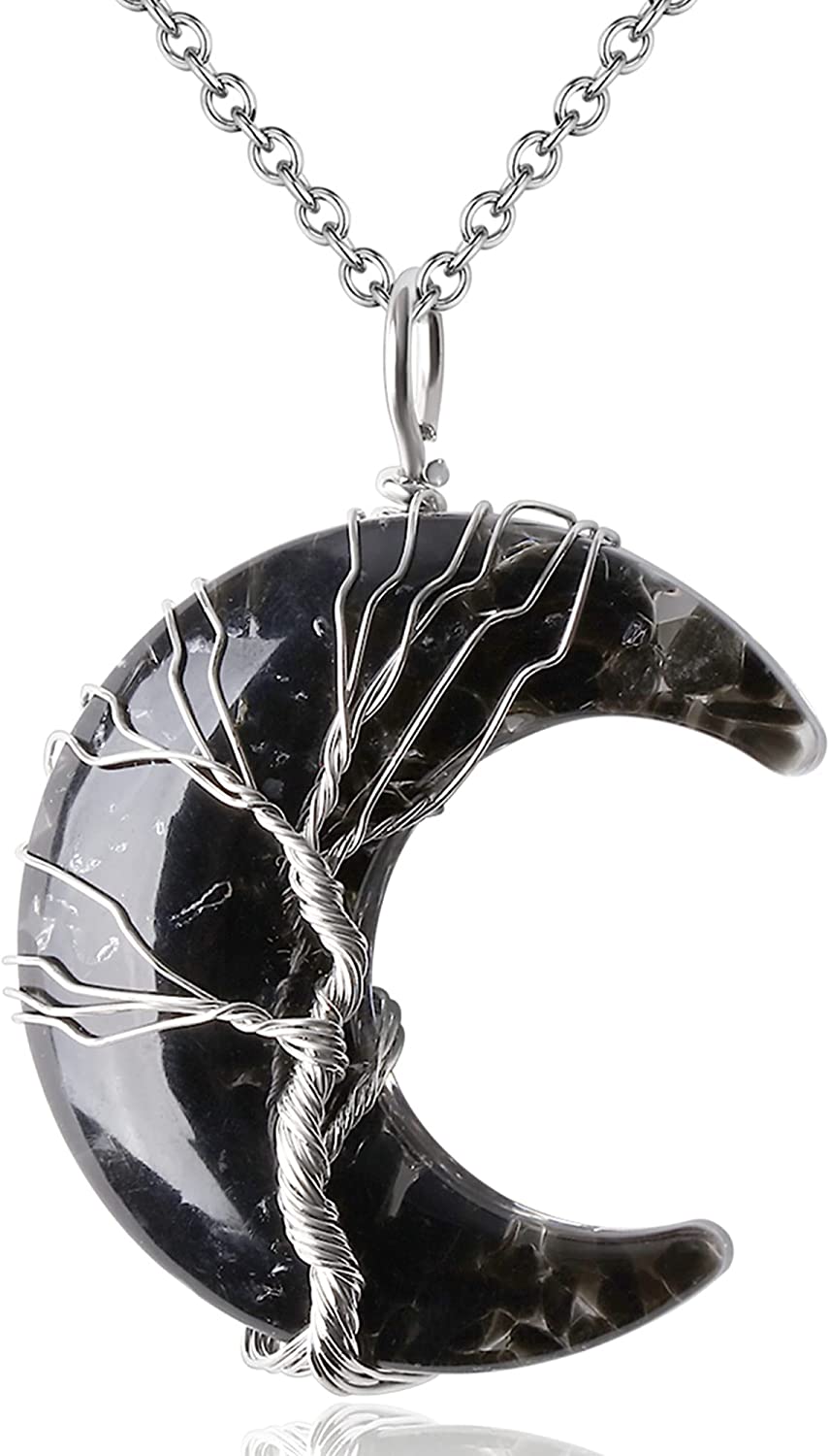 Black Obsidian TreenLife Necklace