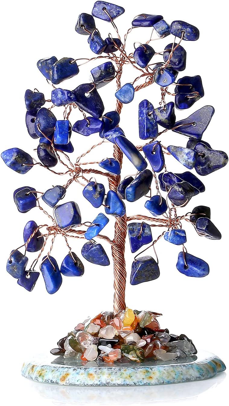crystal lapis lazuli tree