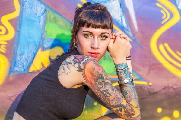 girl with tattoos