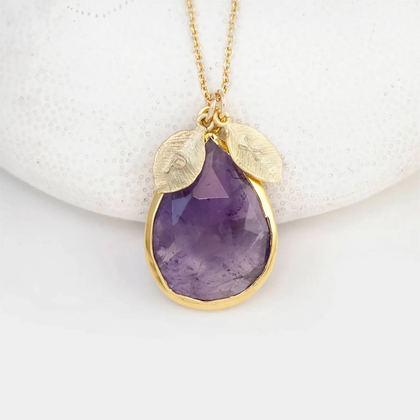 purple amethyst necklace pendant