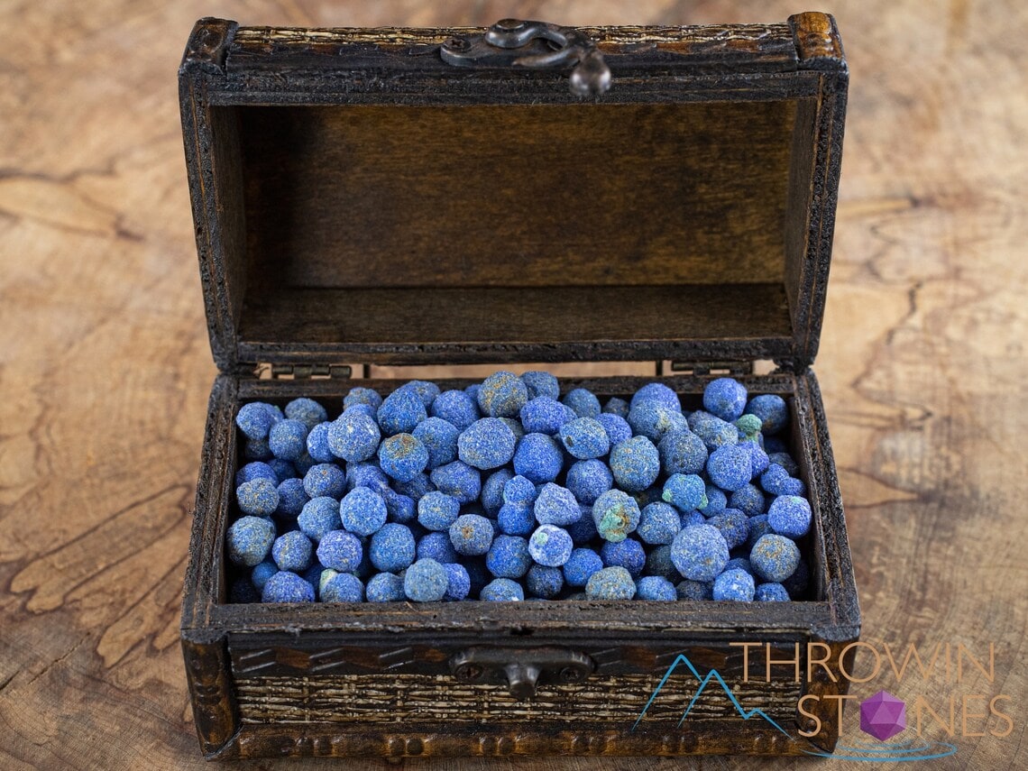 AZURITE Blueberries Crystals