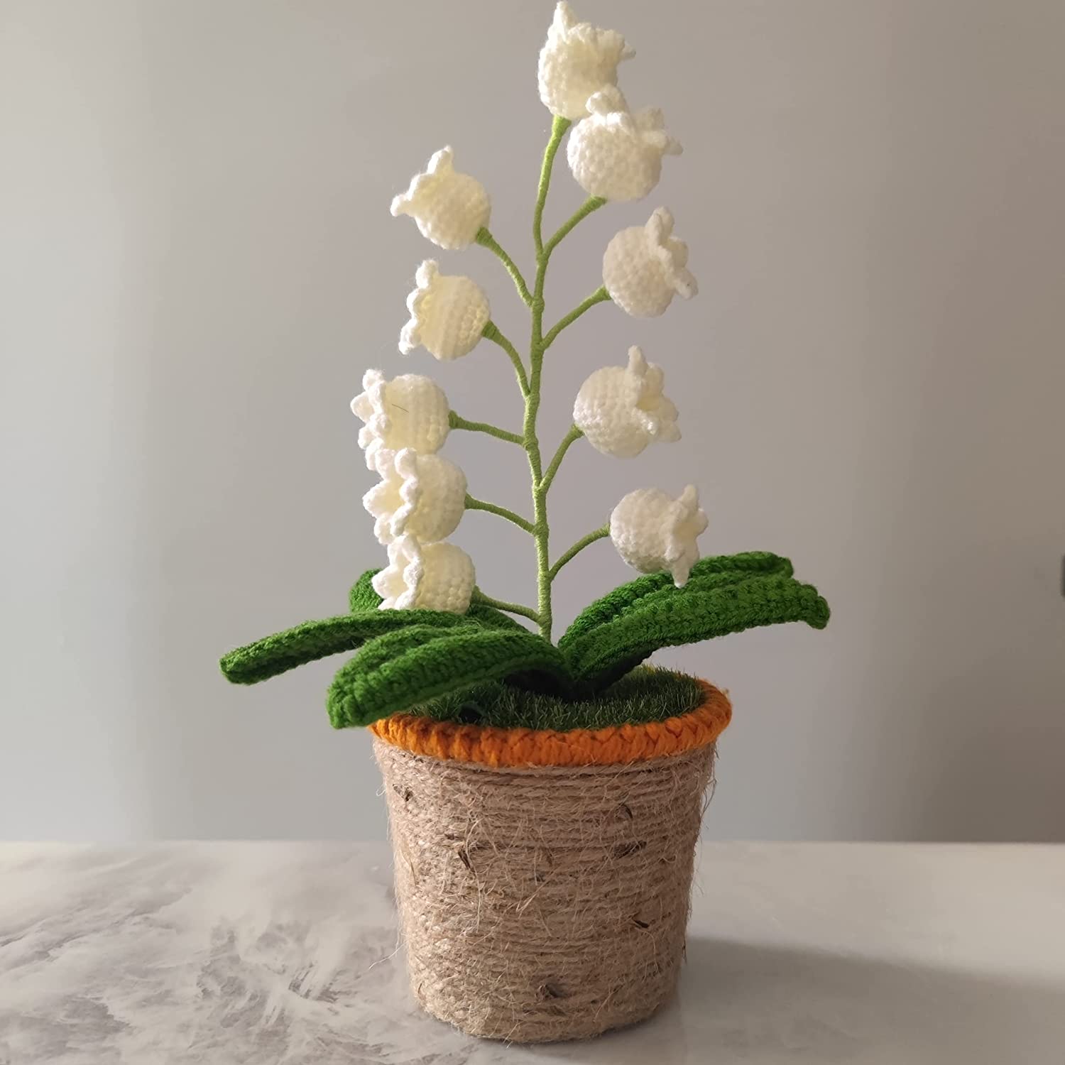 Lily of the Valley Flower Crotchet Lamp