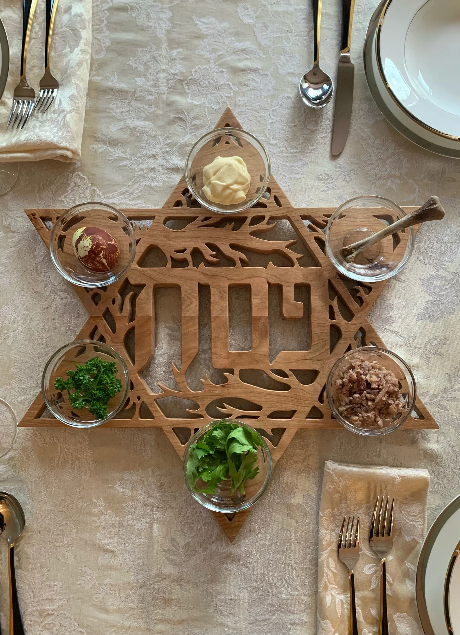 Tree of Life Passover Sedar Plate