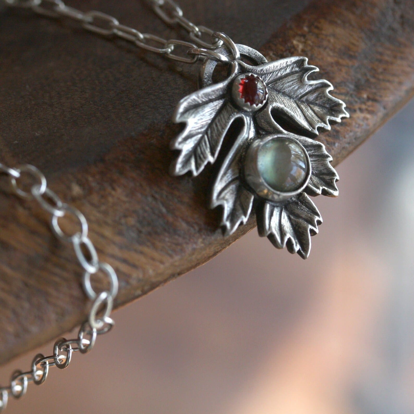 Silver Hawthorn Necklace