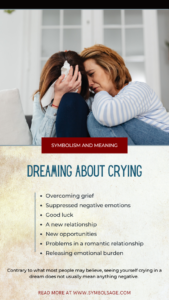 Dreams About Crying – What They Mean - Symbol Sage