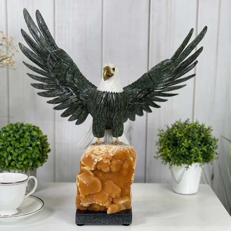 serpentine stone eagle