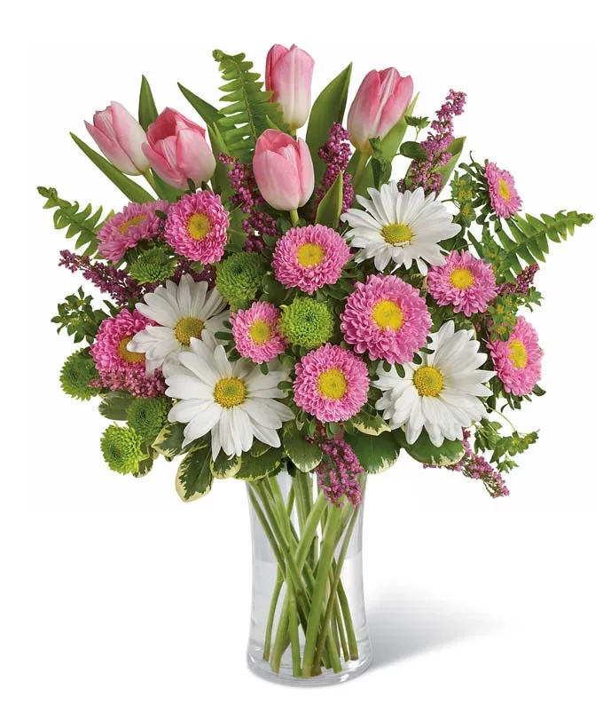 Whimsical bouquet with chrysanthemums