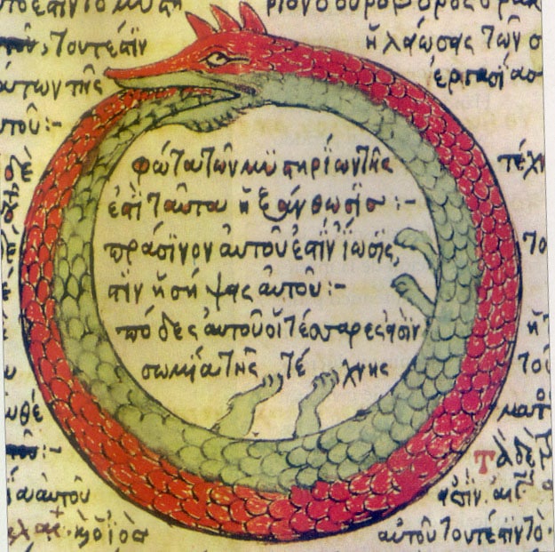An ouroboros in a 1478 drawing
