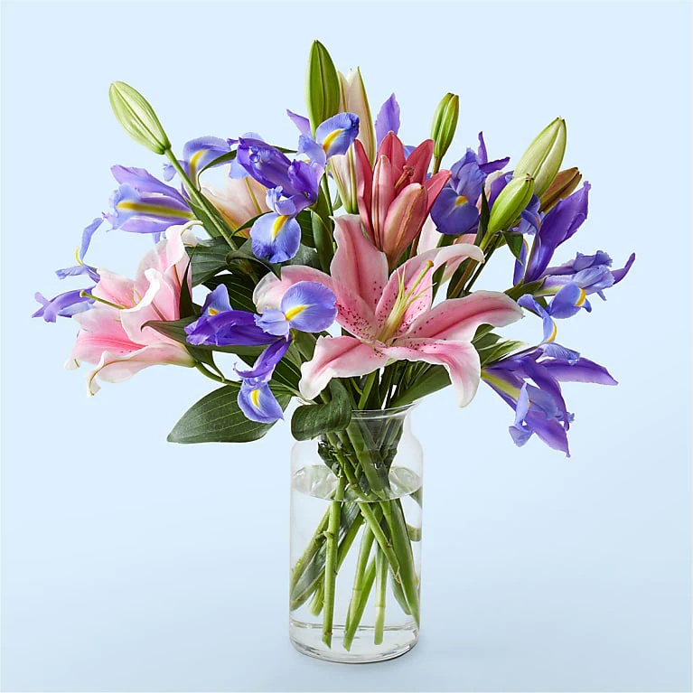 Belle of the Ball Bouquet with Iris
