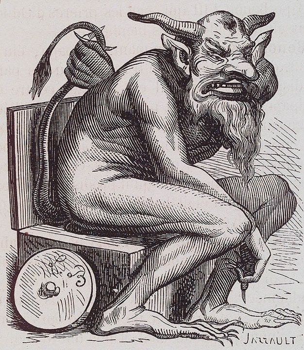 Depiction of the demon Belphégor