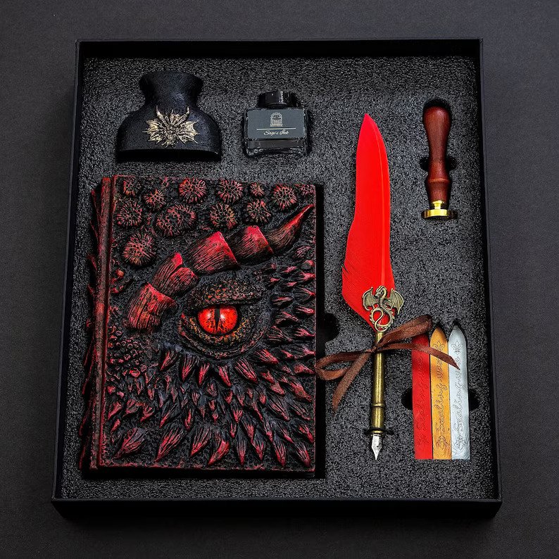 Eye of the Red Dragon Notebook Gift Set