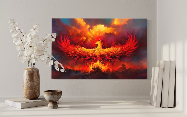Phoenix canvas print art