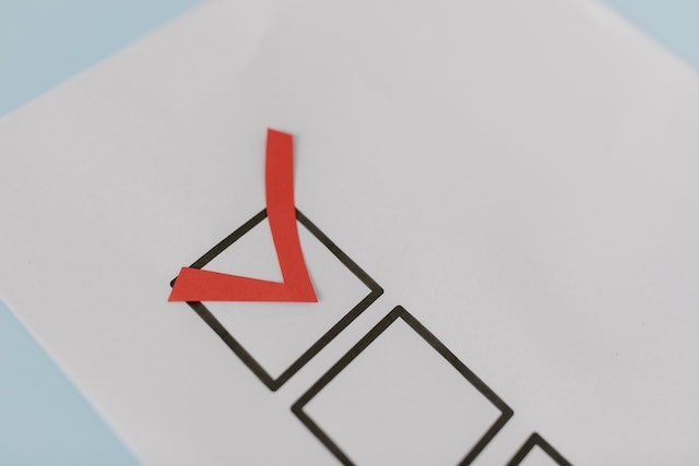 Red Check Mark in a Box