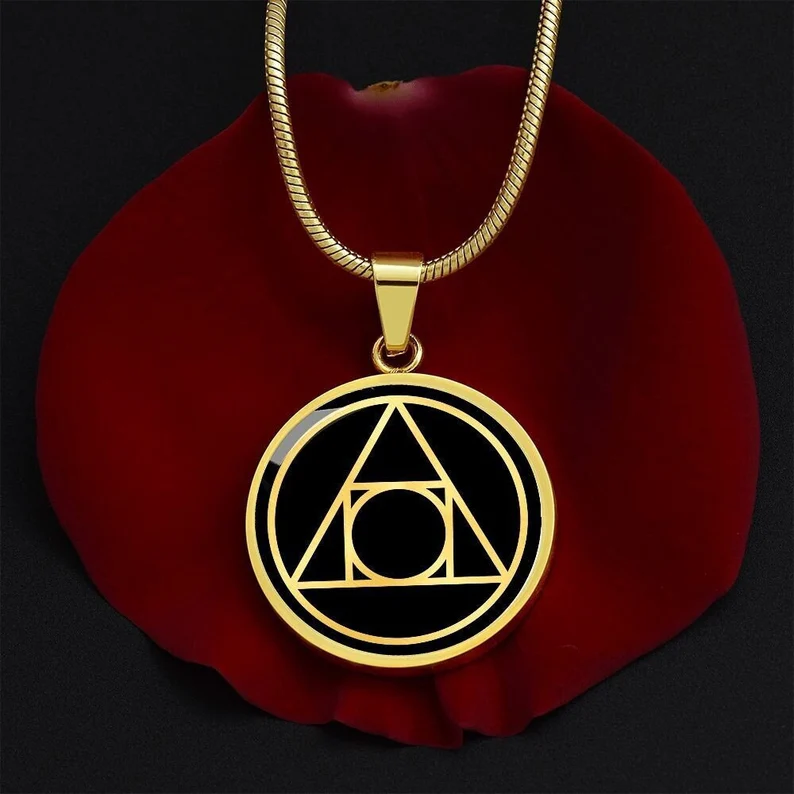 The alchemical symbol for transmutation