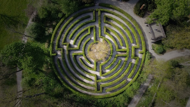 Top view of Labyrinth